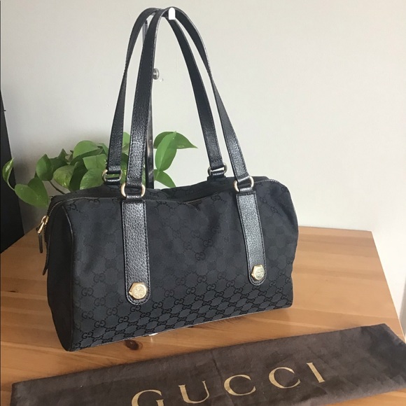 Gucci Handbags - SOLD🎉🎉GUCCI Guccissima  Charmy Boston Black  Bag
